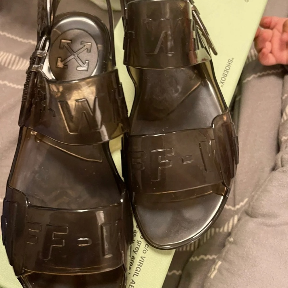 Off white jelly sandal’s